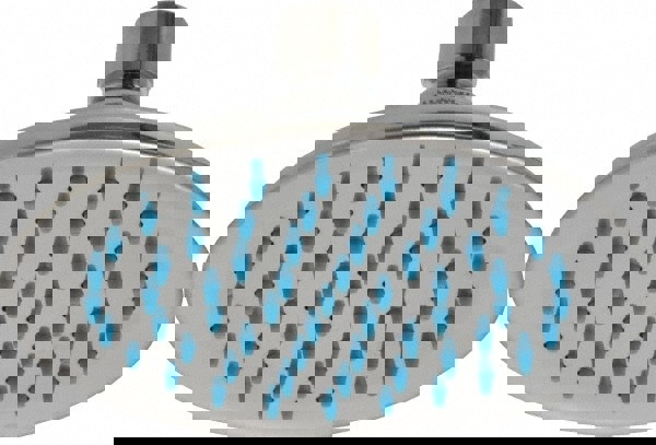 2.5 GPM, 5-1/2 Face Diameter, Shower Head with Brass Ball Joint